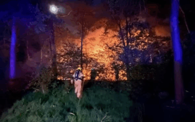 Uitrukmelding 25 | Brand berm/bosschage